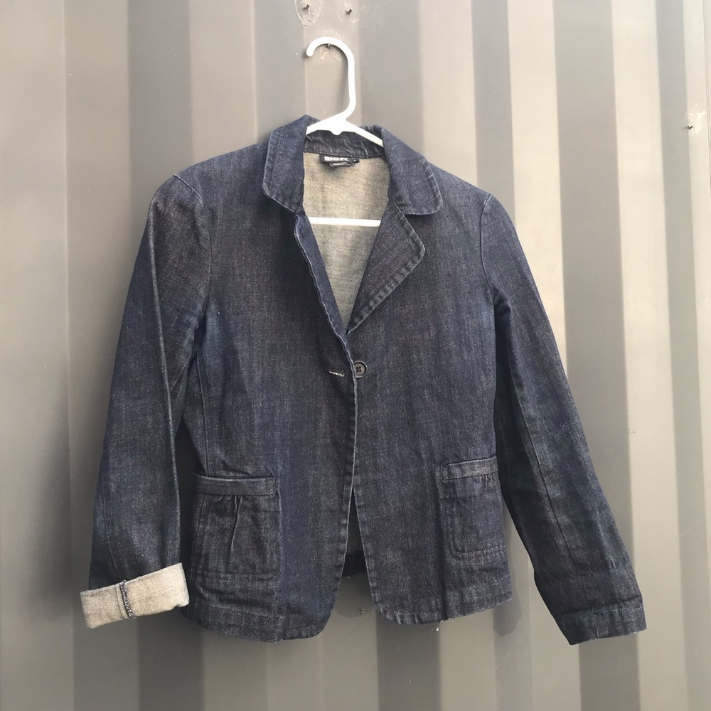 Denim blazer